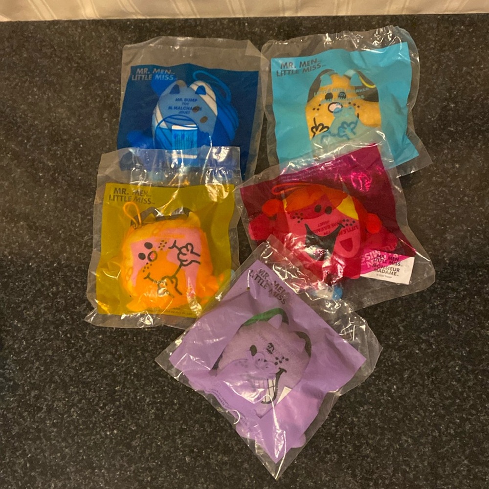 Little Miss McDonald's Happy Meal Toys 2022 Lot of 5